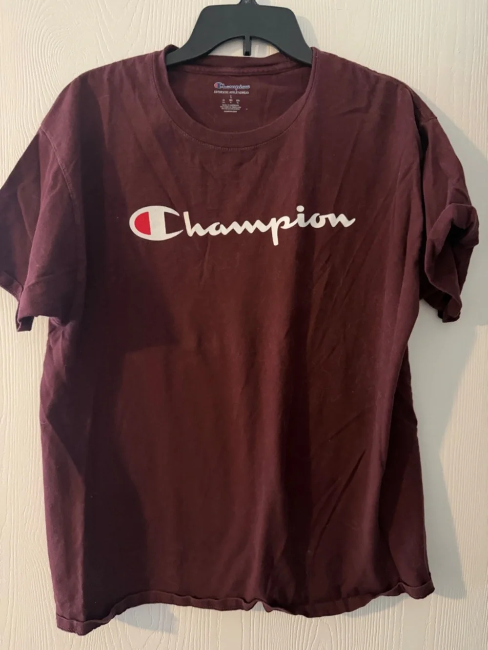 Champion Maroon Logo Tee - Picture 1 of 1